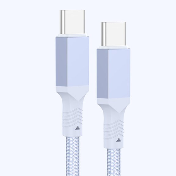 Durability Nylon Braided 60W USB C to USB C Cable USB C Cable 480Mbps Data Transfer for Androids Auto Various Devices