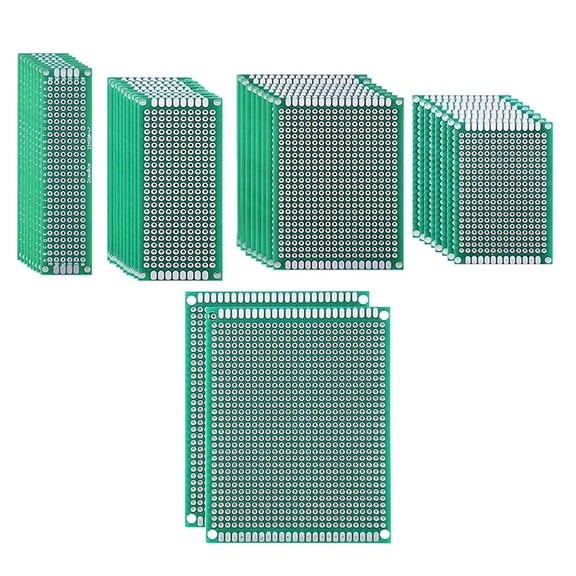 Durability PCB circuit board 36 Piece Set With 5Dimensions For Project for Build Test Circuits,Repair Electronics