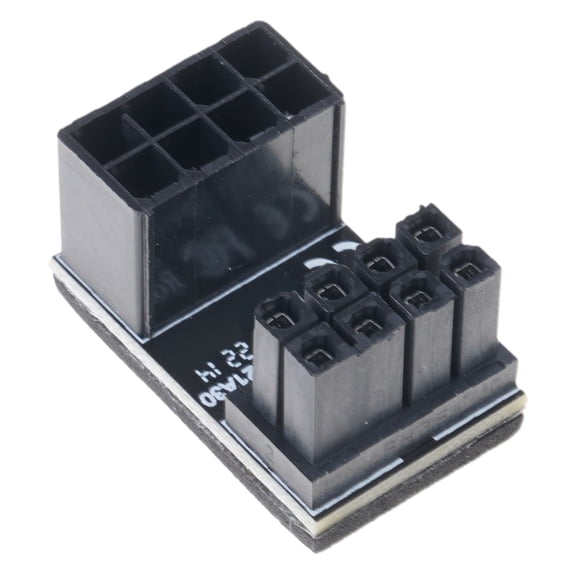 Durability PCIe 8Pin 180 Degree Angles Connector Power Adapter GPU VGA PCIe 8Pin Power Adapter For Graphics Card Setups