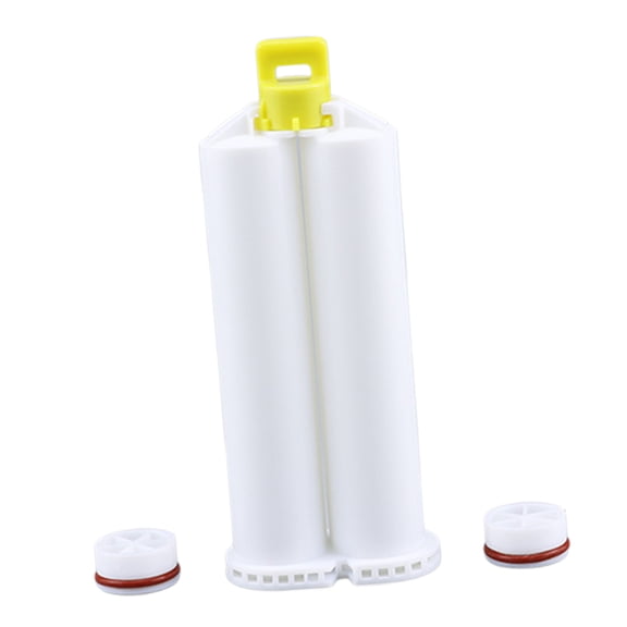 Durability Plastic 50Ml Double Cartridge Epoxy Cylinder For Epoxy Adhesives Suitable For Teeth Clinics And Projects