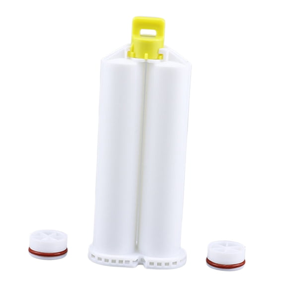 Durability Plastic 50Ml Double Cartridge Epoxy Cylinder For Epoxy Adhesives Suitable For Teeth Clinics And Projects
