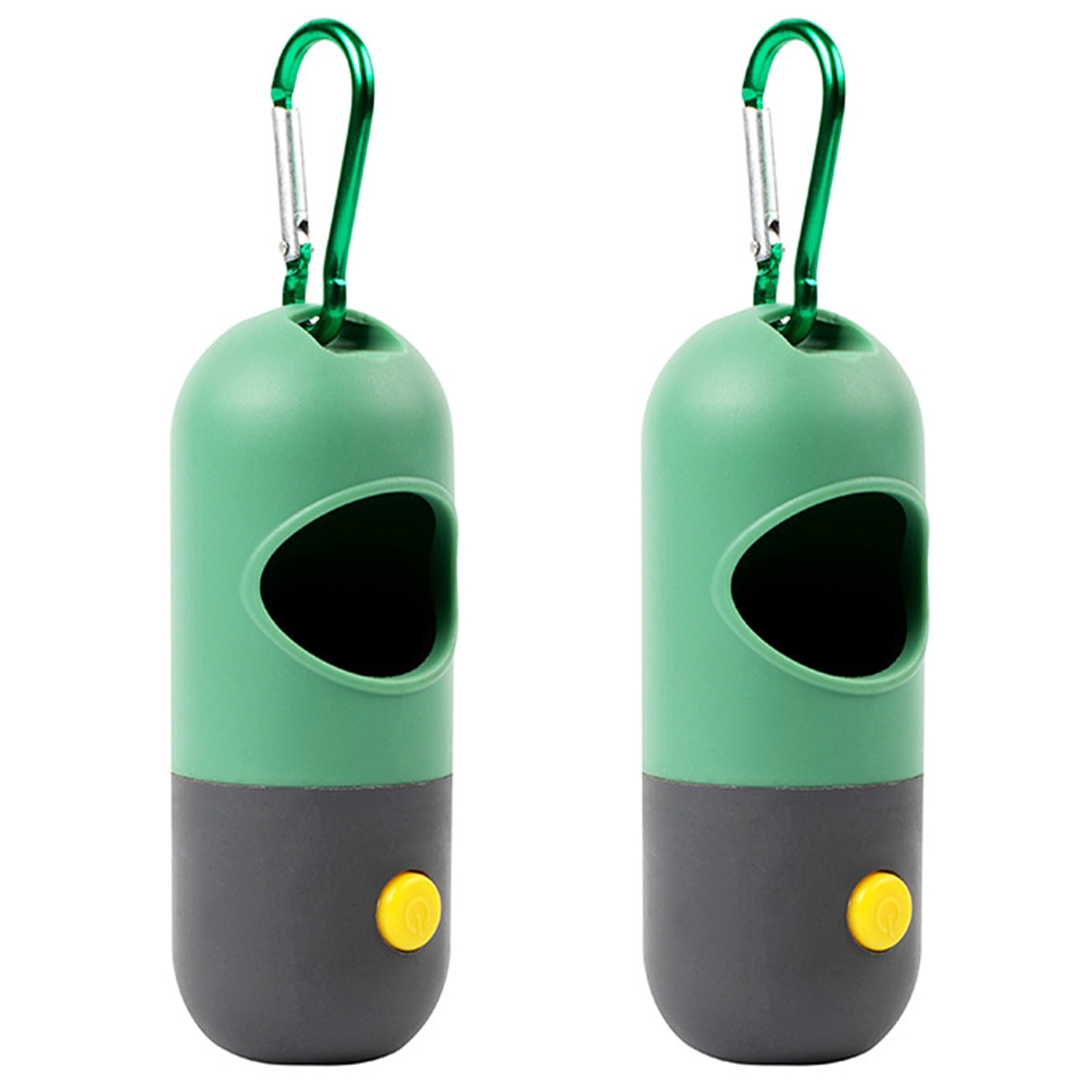 Durability Plastic Dog Poop Bag Dispenser for Pet Owners Easyly Refills and LED Light for Safety During Nighttimes Outdoor