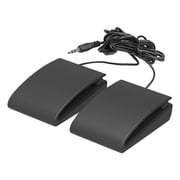 Durability Quiet Electronic Drum Double Pedal Enhances Longevity Double Kick Operations Quiet for Home Use