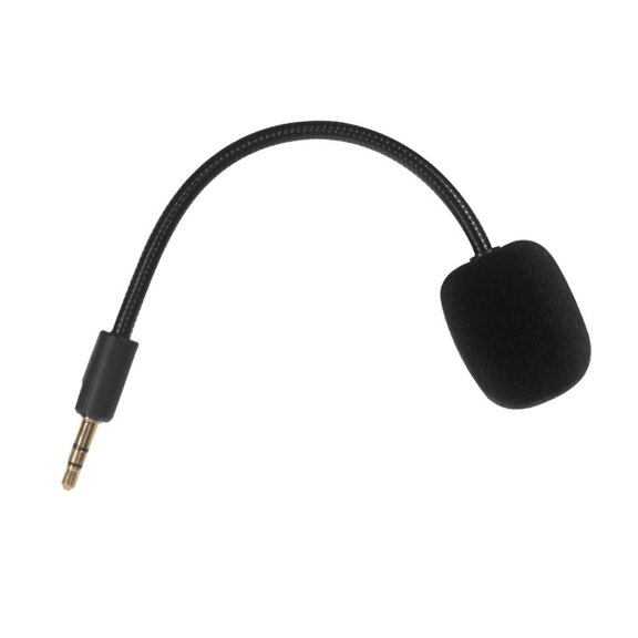 Durability Replacement Boom Micrs for Maxwell Gaming Headsets 3.5mm Microphone Clear Sound Microphones 15cm Long