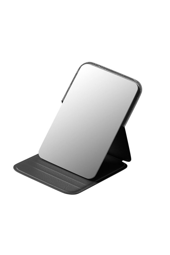 Durability Round Corner Travel Makeup Glass Clear Surfaces Perfect For Purses And On Travel Touches Up Handheld Glass