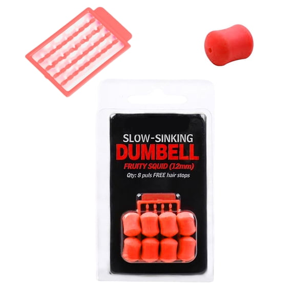 Durability Rubber Carps Baits Floating Fishing Lures Dumbbells Shape Carps Lures for Prolonged Use in Lake and Rivers