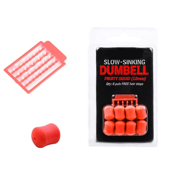 Durability Rubber Carps Baits Floating Fishing Lures Dumbbells Shape Carps Lures for Prolonged Use in Lake and Rivers
