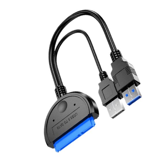 Durability SATAs to USB3.0 Converter Cable for 2.5Inch Hard Drives with Broad Compatibility and Easy Use Lightweight