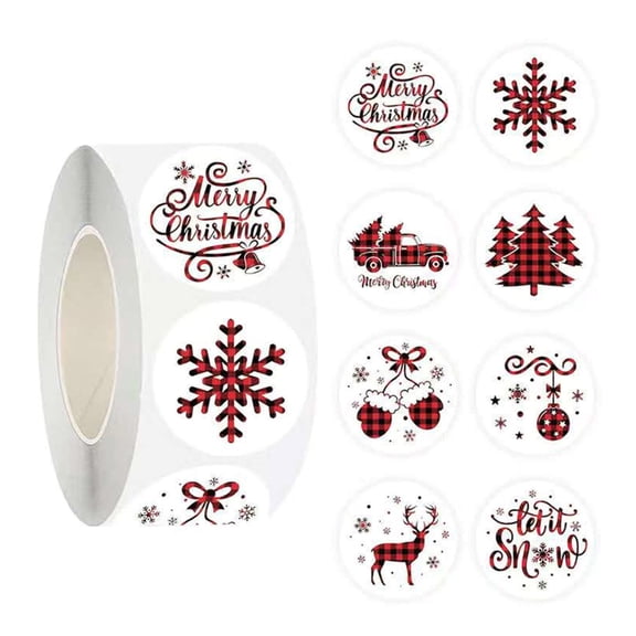 Durability Selfs Adhesive Festive Sticker Seasonal Craft Paper DecorationsTree Snowflakes