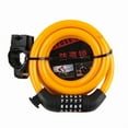 thumbnail image 1 of Durability Steel Cable Lock Bike Combination Lock Code Security Anti Thefts Lock for Bicycles Protecting, 1 of 9