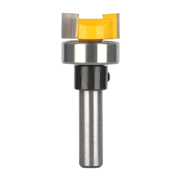 Durability Steel Double Edges Straight Cutter 19.05mm Router Bit for Long Lasting Profile Copying 6MM 6.35MM 8MM Shank