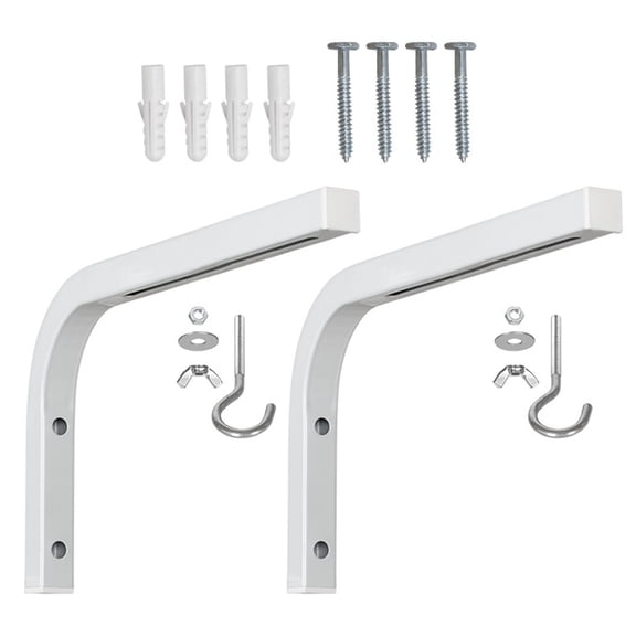 Durability Steel Projector Screen Ceiling L Brackets Set,Adjustable Wall Spacer for Projection Screen Home Entertainment