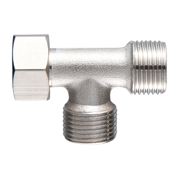 Durability T Adapter Steel Connectors Water Splitter Features Multiple Welded Threaded Flanges For Liquid Gas Converter