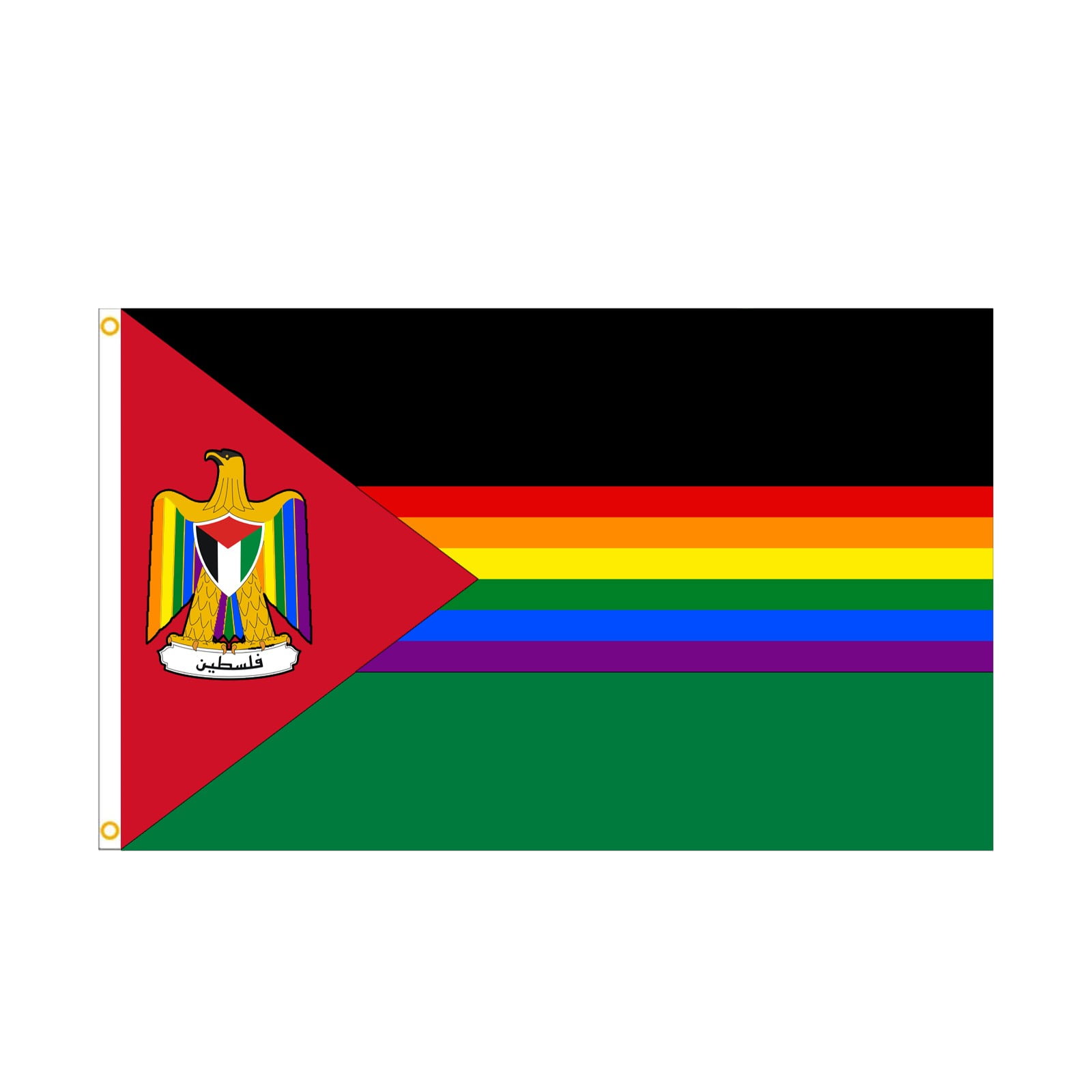 Durability UYCDD Solidarity With The LGBT People Of Palestin Flag 3X5