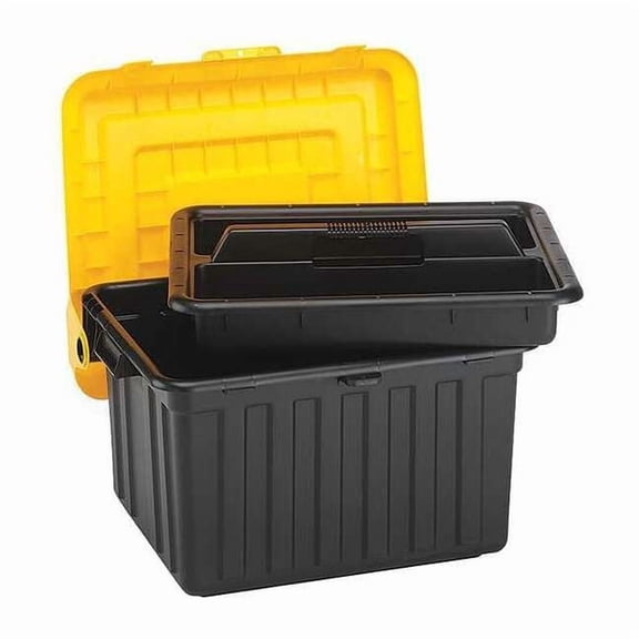 Durabilt Attached Lid Container, 23-5/8inLx19inW 0441GRBKYL.02