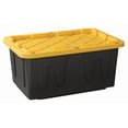 thumbnail image 1 of Storage Tote,Black/Yellow,Polypropylene  4427GRBKYL.04, 1 of 4