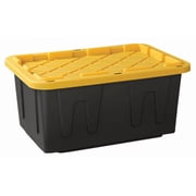 Storage Tote,Black/Yellow,Polypropylene 4427GRBKYL.04