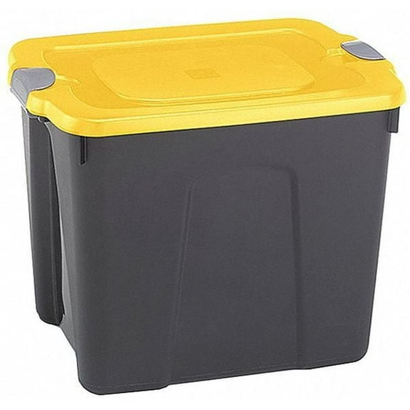 Durabilt Storage Tote,Black/Yellow,Polypropylene 8510GRBKYL.10