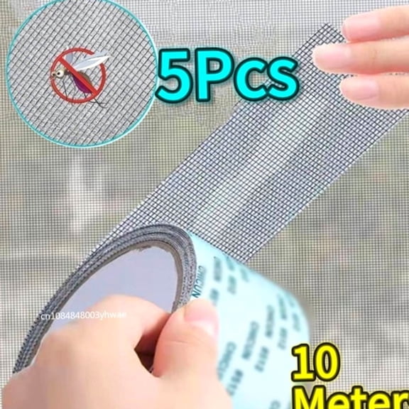 Durable 1- Easy-To-Apply Window Screen with Repair Tape  Keep Mosquitoes Out 5pcs from TYPPKMM