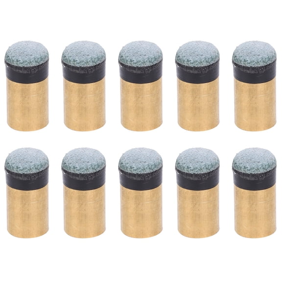 Durable 10,Pack Cue Tips, PU Leather for Enhanced Ball Control Long,Lasting Play
