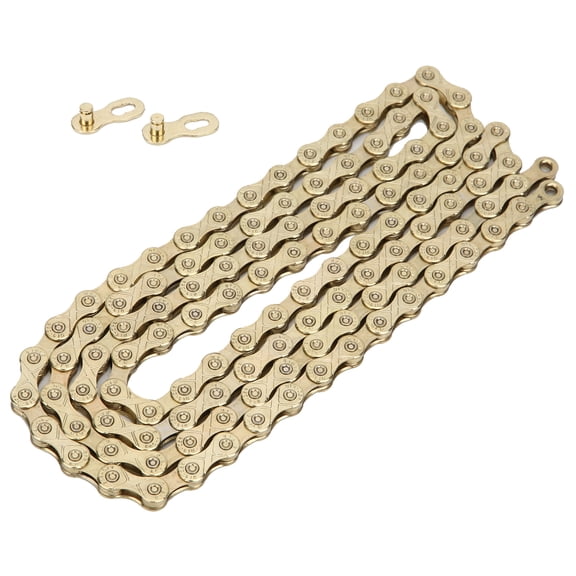 Durable 10,Speed Bike Chain, High,Strength Steel, Wear Resistant, Fits Mountain, Road Folding Bikes