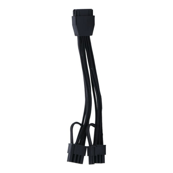 Durable 12PIN to 2x 6+2 Graphics Card Power Connector PCIE 12Pin Splitter Video Card Directly Power Supply 15CM