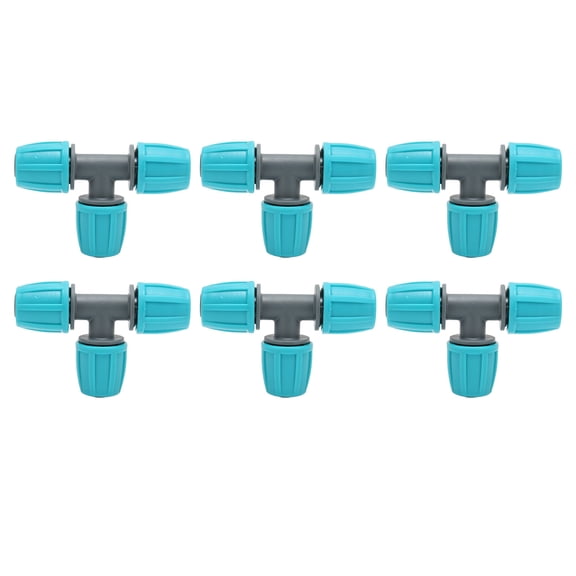Durable 16mm Barb Tee Fittings, Waterproof PE Connectors For Hose Pipe, 20 Piece Set