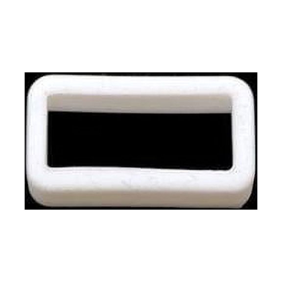 Durable 20mm White Silicone Keeper Loop
