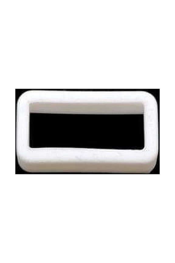 Durable 20mm White Silicone Keeper Loop