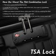 Durable 24” ABS Hardside Expandable Luggage with TSA Lock Spinner