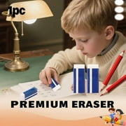 Durable 2B Pencil Eraser, Soft White PVC Eraser for Clean, Smudge-Free Corrections, Compact, Long-Lasting Eraser for Writing, Drawing, and Creative Projects(1Pcs) Wsvlmg | Pvc, B [New Arrival]