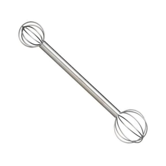 Durable 304 Nonrust Steel Double Head Scoops for Miso Soup Preparation