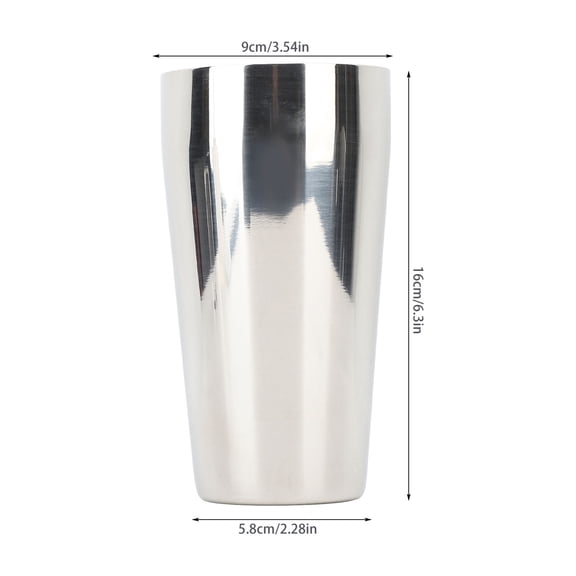 Durable 304 Stainless Steel Cup, Ideal For Mixing Milkshakes, Bar Drinks  Ice Cream, 750ml