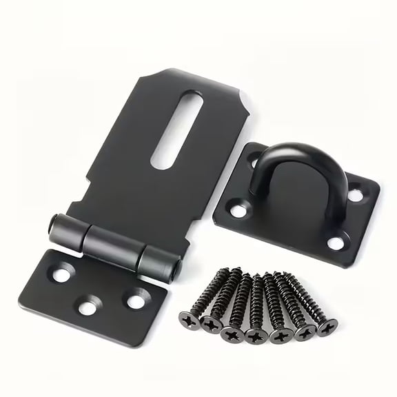 Durable 304 Stainless Steel Safety Latch - 3-Inch Door Catch with Padlock-Ready Hinge Lock for Enhanced Security