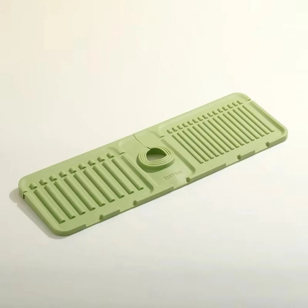 Durable 38*12cm Faucet Draining Mat Silicone Non Slip Kitchen Sink ...