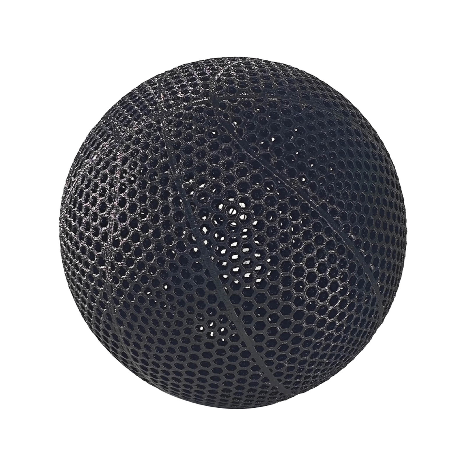 Durable 3D Printed Airless Basketball - High Elasticity, No Pump Needed, Perfect for Indoor & Outdoor Play