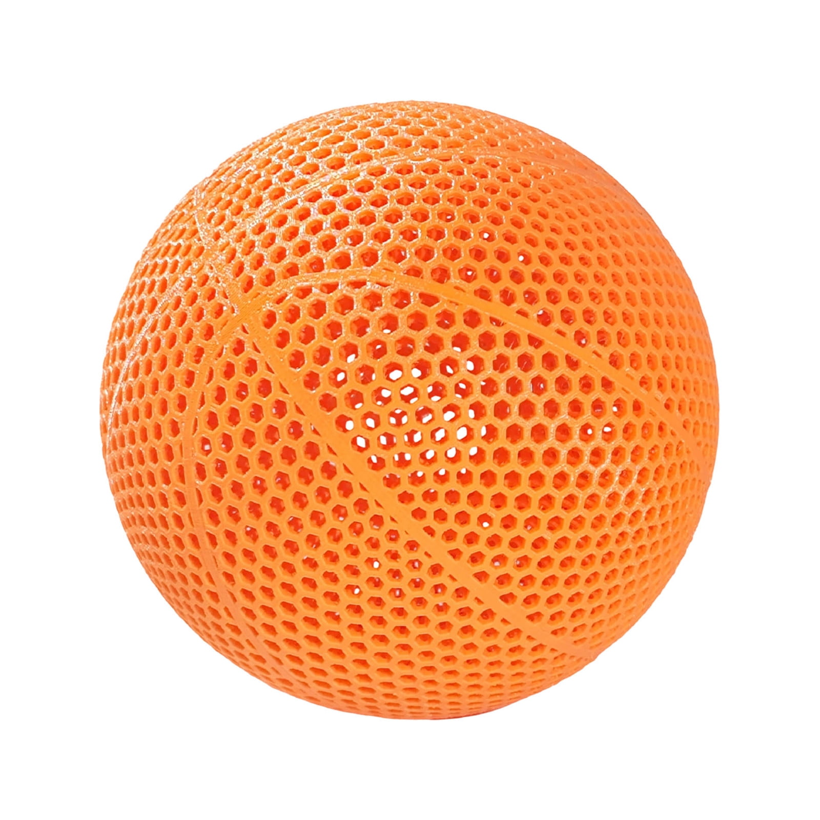 Durable 3D Printed Airless Basketball - High Elasticity, No Pump Needed, Perfect for Indoor & Outdoor Play