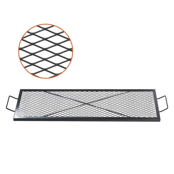 Durable 44 Inch X-Marks Rectangle Cooking Grate Fire Pit Grill Grate
