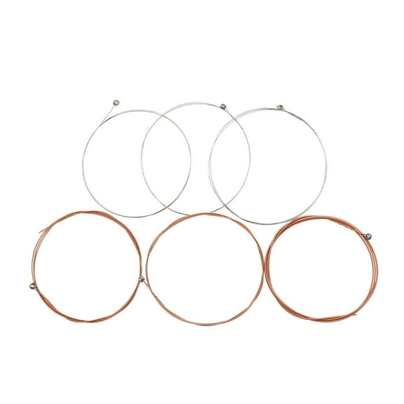 Durable 6 Pieces /G//E Guitar Strings Set for Acoustic/ Folk Guitar Accessory Gift A108