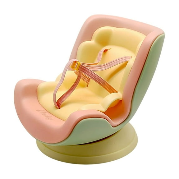 Durable ABS Material Doll Car Seat Protector with - Design for 17cm Toys and Decorative Travel Display Accessories