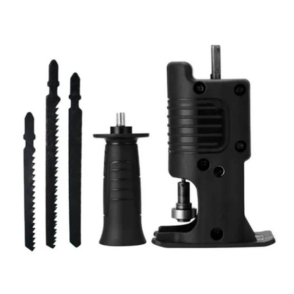 Durable ABS Plastic Drill Saw Adapter, Ergonomic Handle For Electric Drill To Reciprocating Saw Conversion Kit