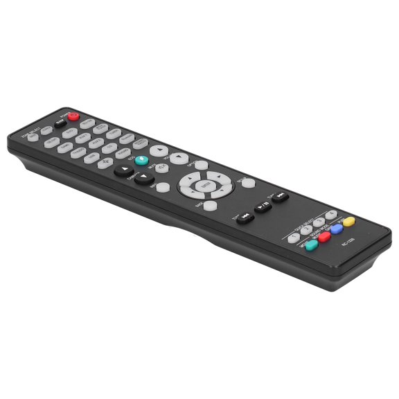Durable ABS TV Remote Control, Comfortable Grip Standard Specification, Black