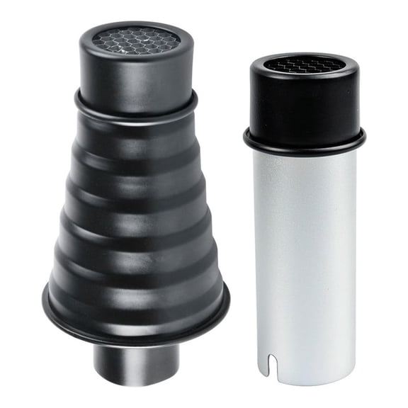 Durable ADS9 Conical Snoots with Grid Perfect for Witstro AD200/AD360 Flash for Stage Performances Outdoor Activities