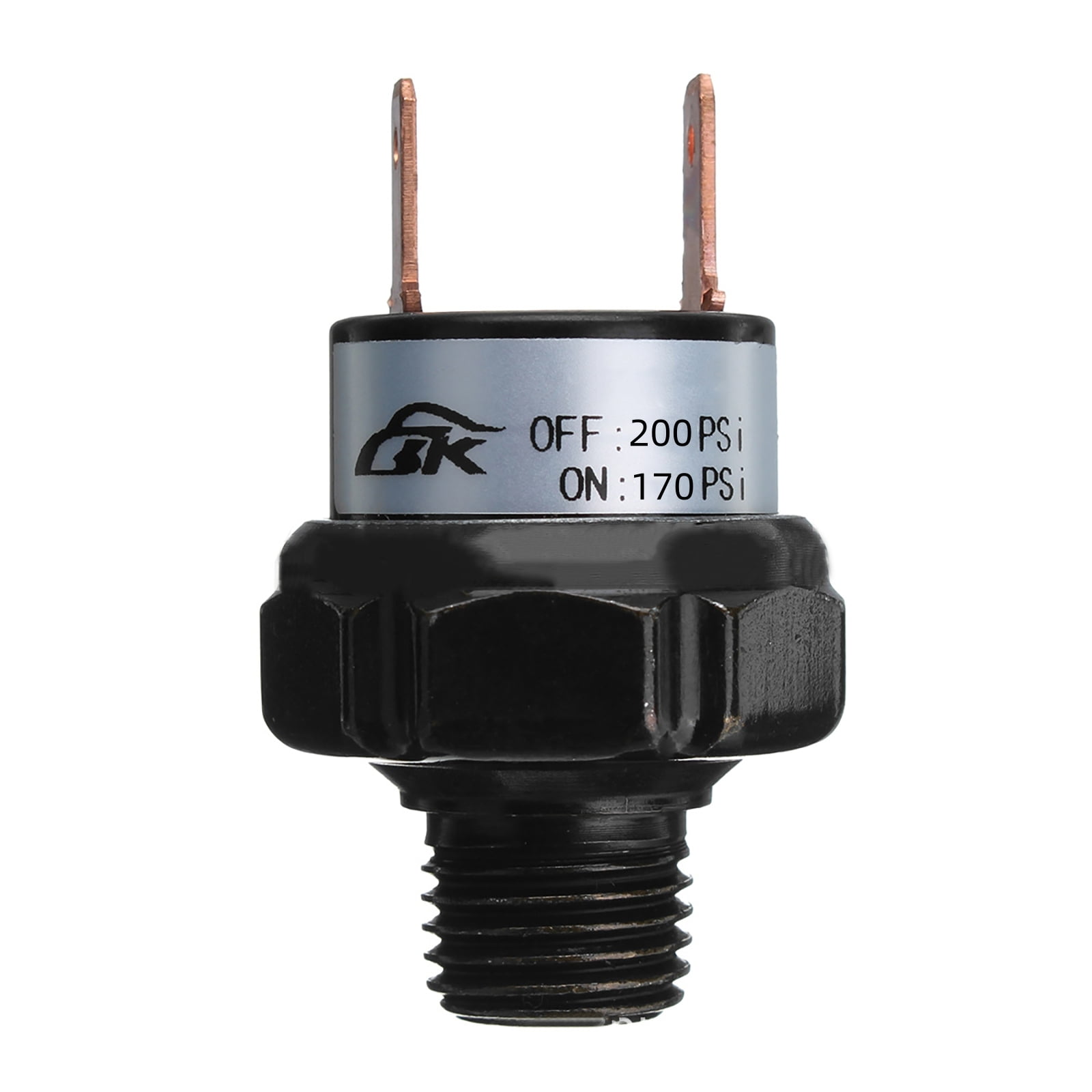 Durable Air Pressure Switch 170-200PSI, 12V/24V for Horn Compressors ...