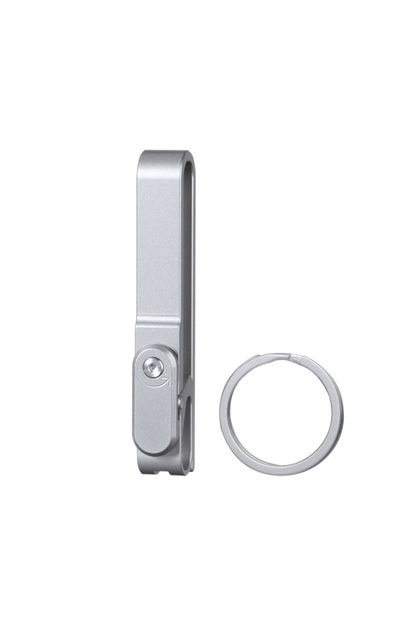Durable Alloy Quick Release Keychain with Secure Locking Mechanism and Convenient Belt Clip for Easy Key Organization