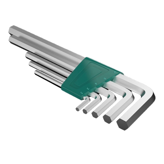 Durable Alloy Steel Construction Hexagon Spanner Screwdriver Hand Tools Hex Wrench Set esistant Deformation Cracking 8x