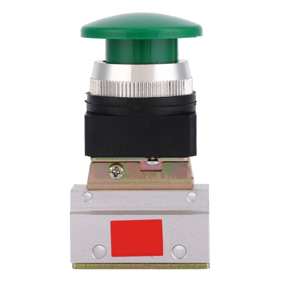 Durable Aluminum Alloy 2,Way 3,Way Pneumatic Valve G1/8, Push Button Control