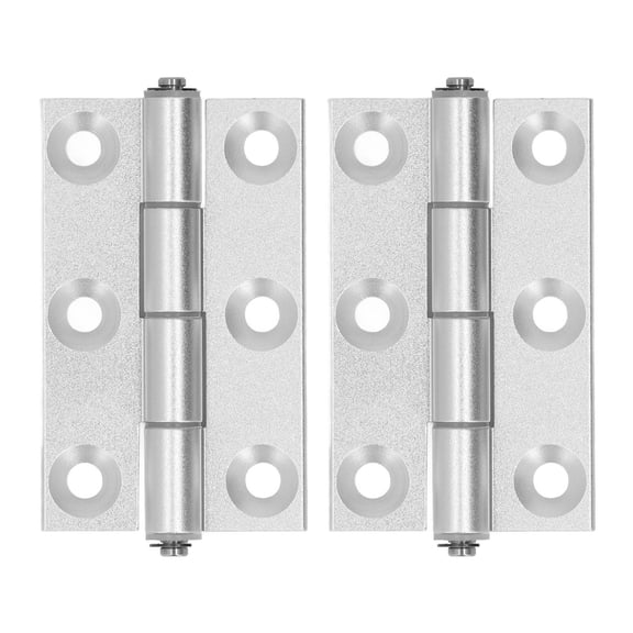 Durable Aluminum Flat Hinge, Smooth, Lightweight Design for Doors Furniture