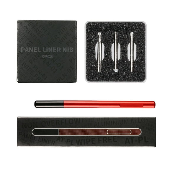 Durable Aluminum Panel Line Pen Long-Lasting, Simple Operation, Stainless Steel Nib, DIY Model Tool TAPDRA Accessories