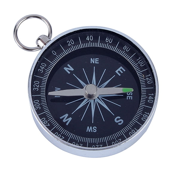 Durable Aluminum Pocket Compass For Hiking Camping, Lightweight, Portable Navigation Tool